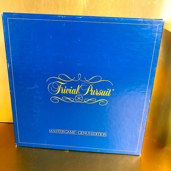 TRIVIAL PURSUIT VTG 1981 MASTER GAME GENUS EDITION ORIGINAL GAME COMPLETE - Picture 6 of 10